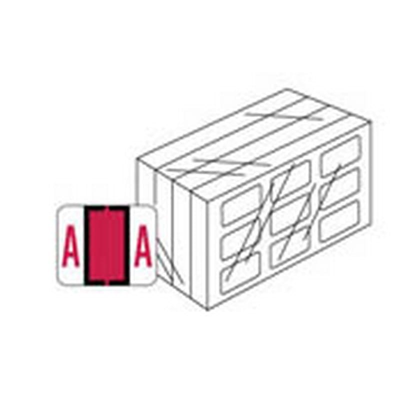 Smead Compatible Complete Set "A-Z, plus Mc" Labels, Polylaminated Stock, 1" X 1-1/4" - 2,484 labels per kit