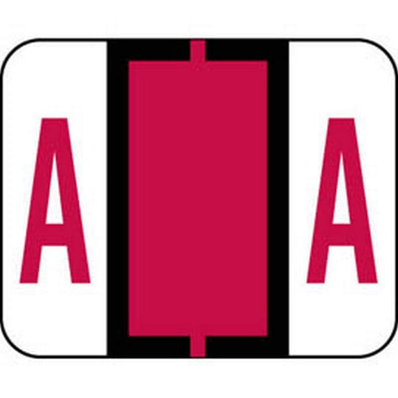 Smead Compatible Labels, Polylaminated Stock, 1" X 1-1/4" Individual Letters - Pack of 120