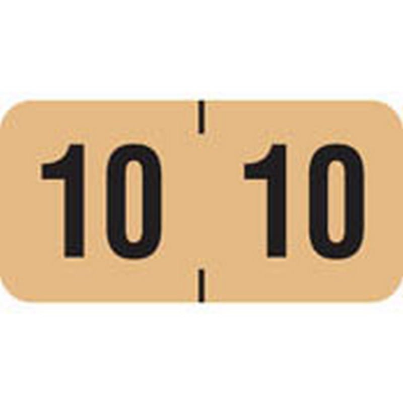 Traco Compatible Yearband Labels, Laminated stock, 1-1/2" X 3/4" - 500 per Roll