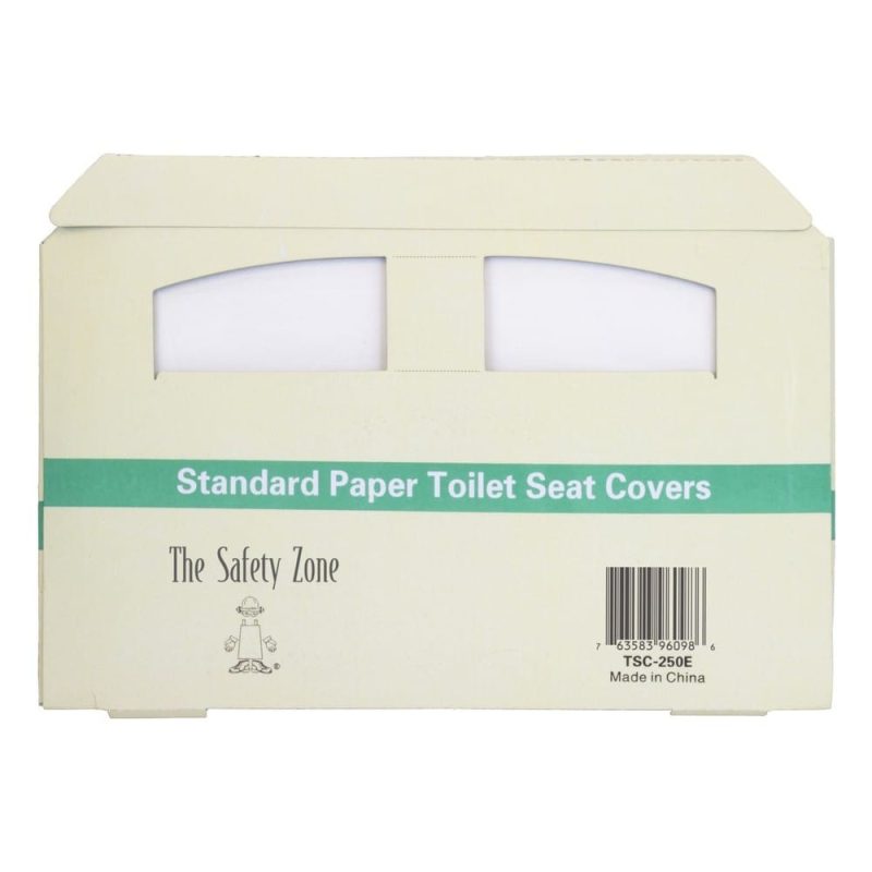 Paper Toilet Seat Covers "Put Yourself In" (250 Per Box, 20 Boxes Per Case)