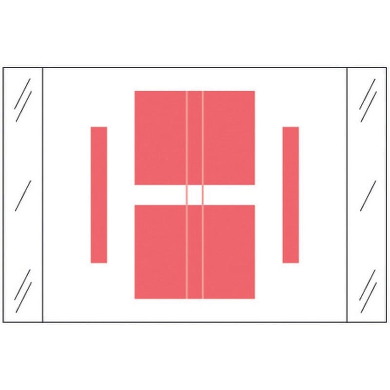 Tabbies Compatible "I" Labels, Polylaminated 100# Stock, 1 " X 1-1/2" Individual Letters - Roll of 500