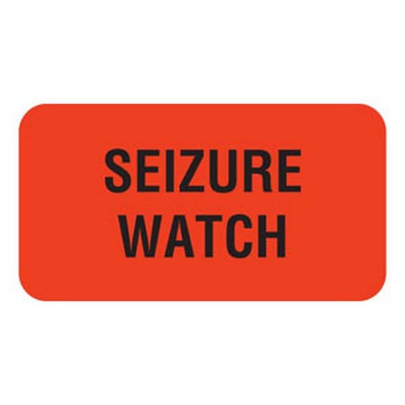 Seizure Watch 1-5/8" x 7/8" Fl-Red Label (Roll of 560) - Image 2