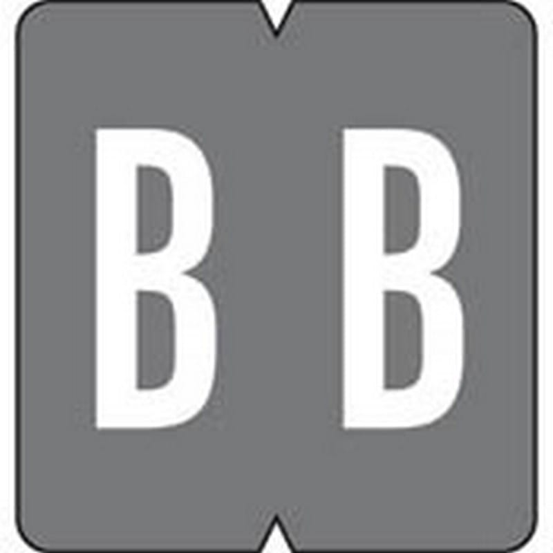 VRE/GBS Compatible "B" Labels, Polylaminated Stock, 1.3 " X 1-1/4" Individual Letters - 200 Per Pack