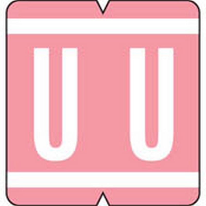 VRE/GBS Compatible "U" Labels, Polylaminated Stock, 1.3 " X 1-1/4" Individual Letters - 200 Per Pack