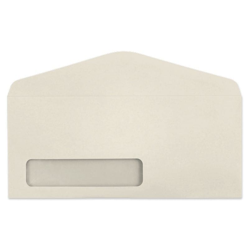 #10 Digi-Clear Window Envelopes, 4-1/8" x 9-1/2", 24#, Pastel, A-Style Window, Vellum Finish (Box of 500)