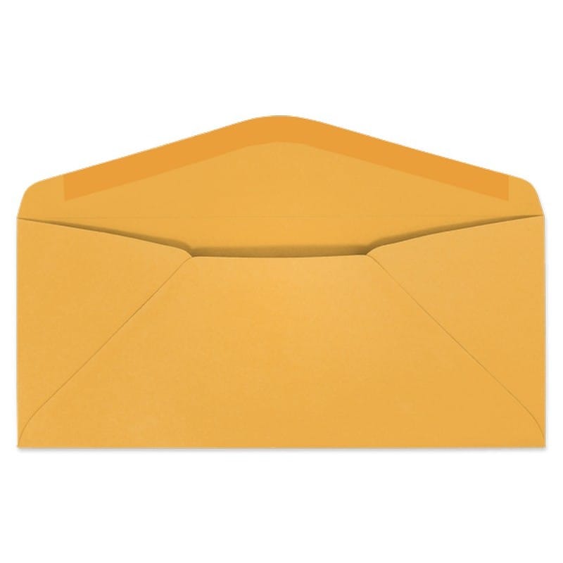 #10 Digi-Clear Window Envelopes, 4-1/8" x 9-1/2", 24#, Pastel, Goldenrod, A-Style Window, Vellum Finish (Box of 500) - Image 2