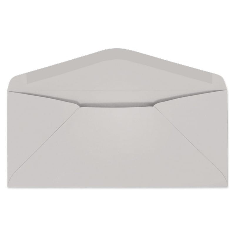 #10 Digi-Clear Window Envelopes, 4-1/8" x 9-1/2", 24#, Pastel, Gray, A-Style Window, Vellum Finish (Box of 500) - Image 2