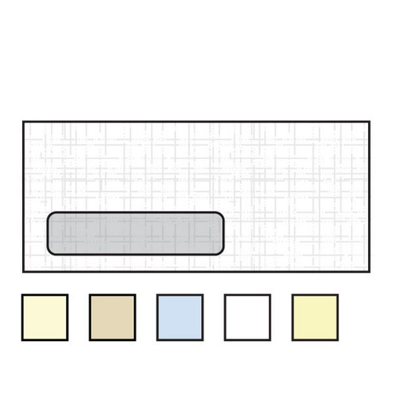 #10 Cellophane Window Envelopes, 4-1/8" x 9-1/2", 24#, White, Acid Free, Linen Finish (Box of 500) - Image 2