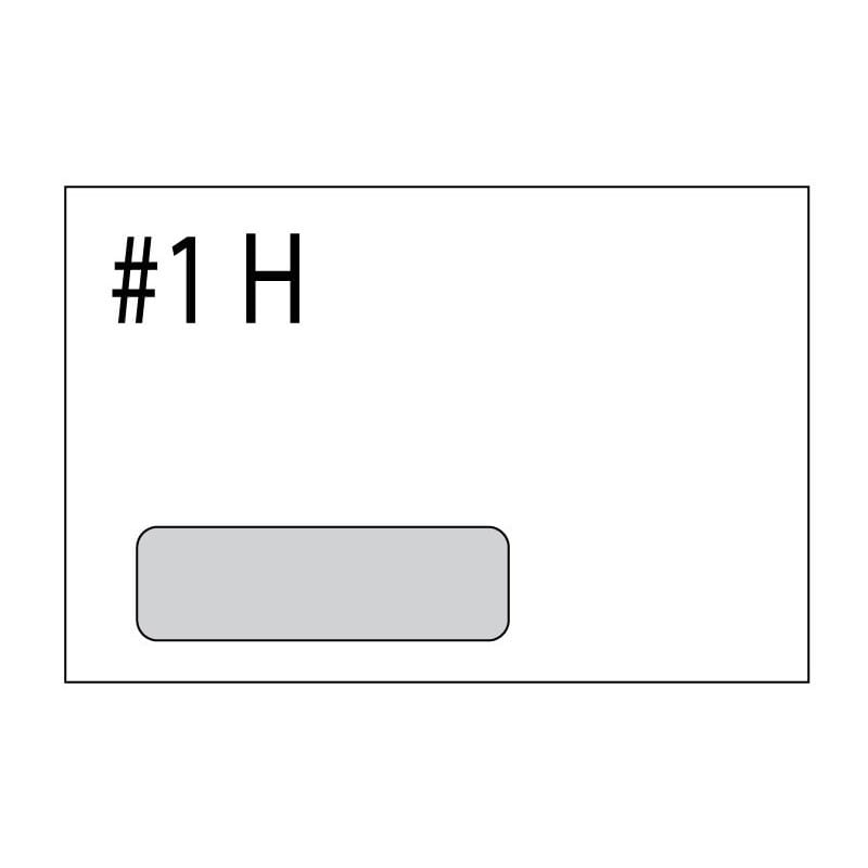 Poly Window Open Side Booklet Envelopes, 6" x 9", 24#, White, Side Seams (Box of 500)