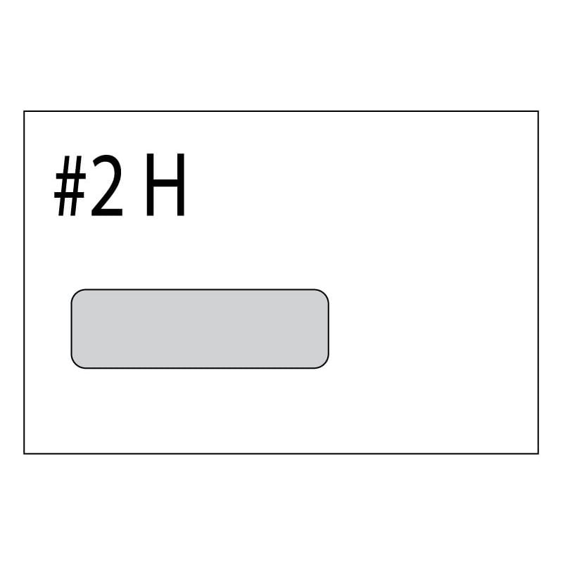 Poly Window Open Side Booklet Envelopes, 6" x 9", 24#, White, Side Seams (Box of 500)