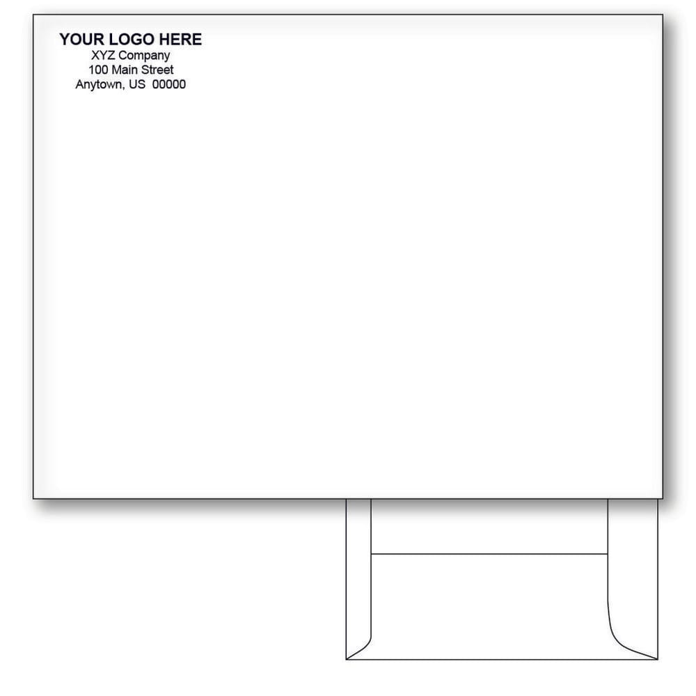 Custom Printed 10" x 13" Catalog Envelopes, White Wove, 24 lb, Standard Flap (Box of 500) - Image 2