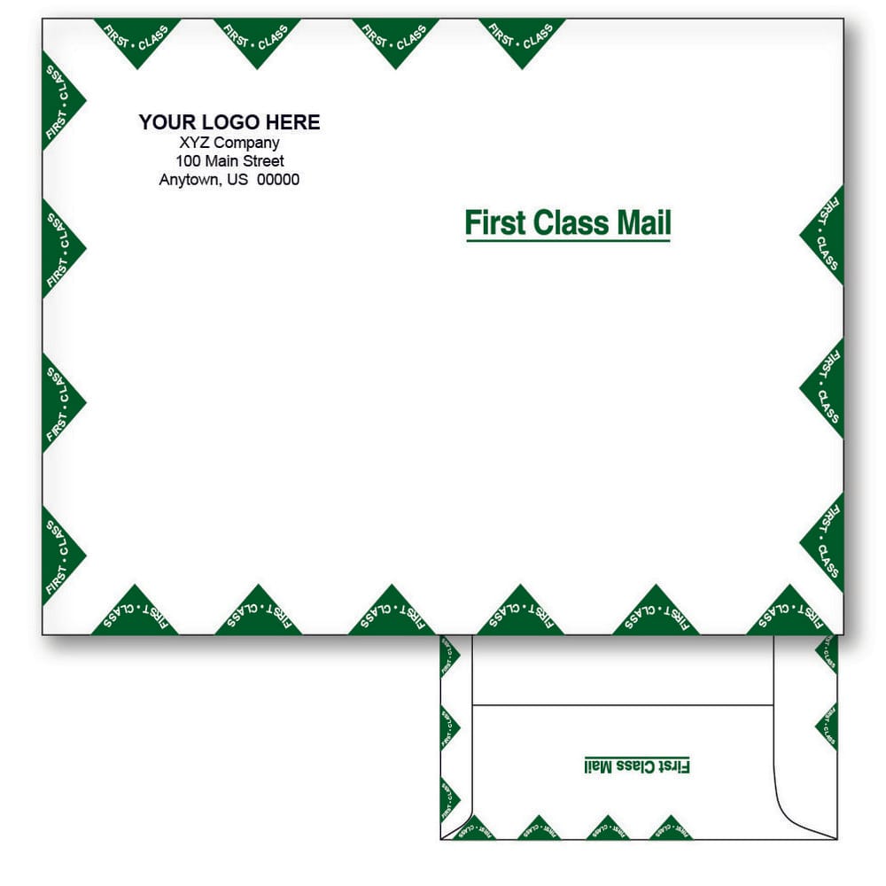 Custom Printed 10" x 13" 1st Class Catalog Envelopes, White Wove, 28 lb, Standard Flap (Box of 500) - Image 2
