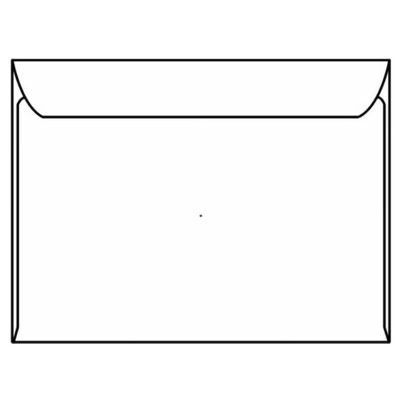 Open Side Booklet Envelopes, 10" x 13", 28#, White, Side Seams (Box of 500)