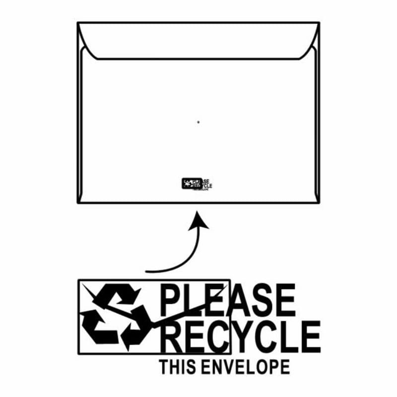 Open Side Booklet Envelopes, 9" x 12", 28#, White, Side Seams (Box of 500) - Image 2