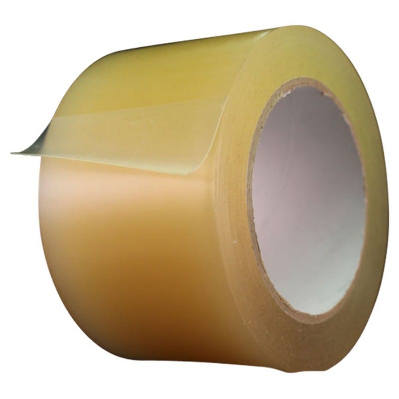3" x 84' (28 yds) Clear 8 mil Wrestling Mat Tape (Individual Roll) - Image 2