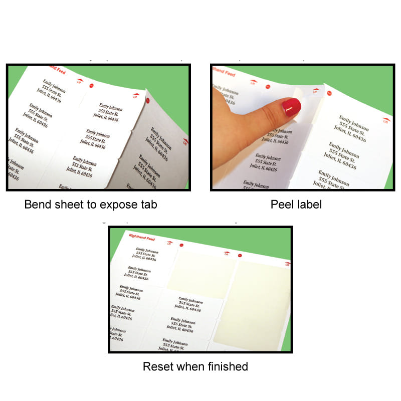 4" x 1" InkJet Laser Labels, White, (20 Labels per Sheet, 1000 Sheets per Carton) - Image 2