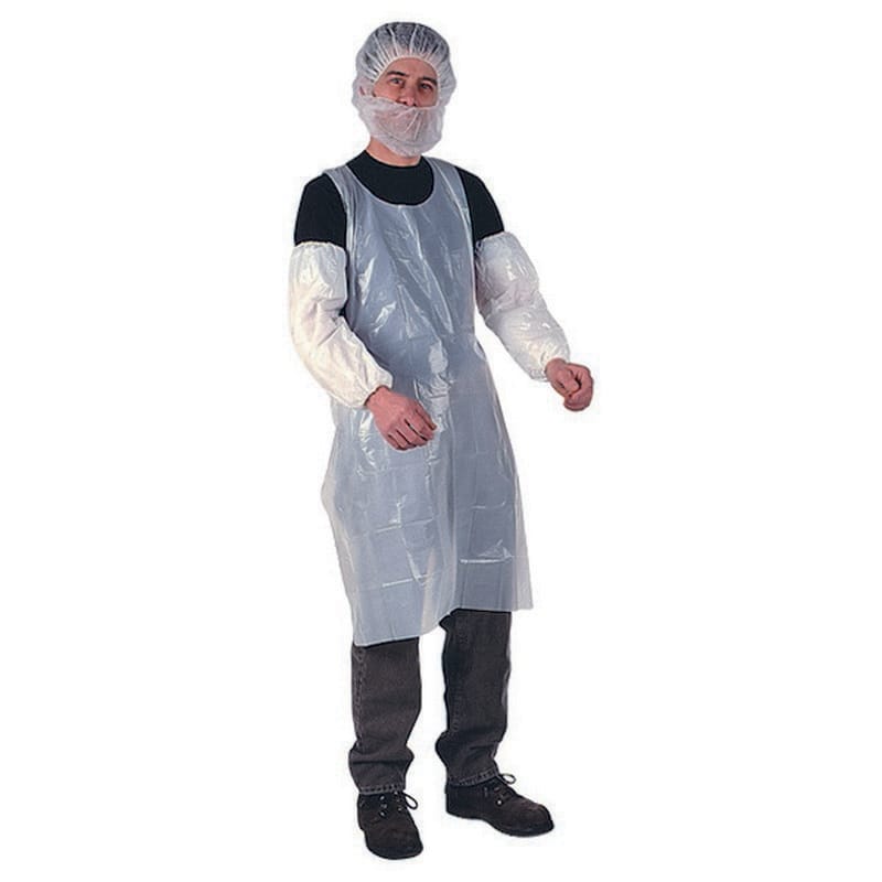 Blue, Embossed, PolyethyleneAprons 1.25 Mil Apron (100 Per Bag, 10 Bags Per Case)