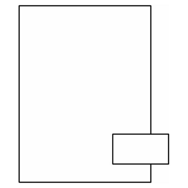 Card Stock, 8-1/2" x 11", 80#, Bright White (96% Brightness), Acid Free, Smooth Imaging Finish (Box of 250) - Image 2