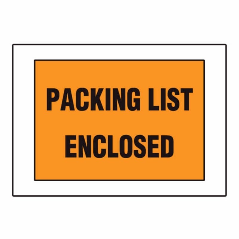 Open End Press-Pack Packing List Envelopes, 4-1/2" x 5-1/2", 24#, Plastic Polyethylene, Pressure Sensitive, Back Loading (Box of 1000) - Image 2