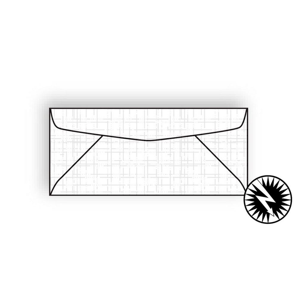 #10 Regular Business Envelopes, 4-1/8" x 9-1/2", 24#, White, Acid Free, Linen Imaging Finish, Diagonal Seam (Box of 500)
