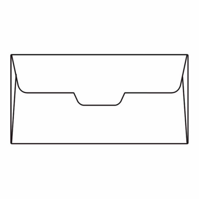 #DV-32 Open Side Bank Deposit Envelopes 3-1/2" x 7" 24# White, Ungummed Flap (Box of 1000) - Image 2