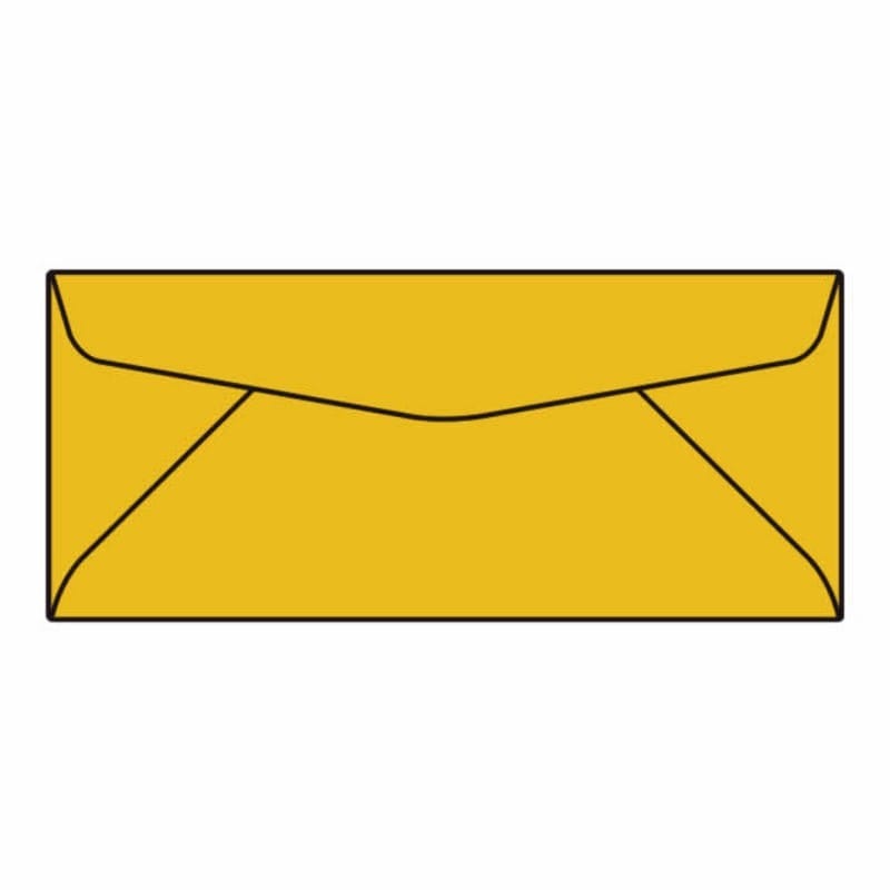 #10 Regular Business Envelopes, 4-1/8" x 9-1/2", 28#, Tan / Brown Kraft, No Window (Box of 500) - Image 2