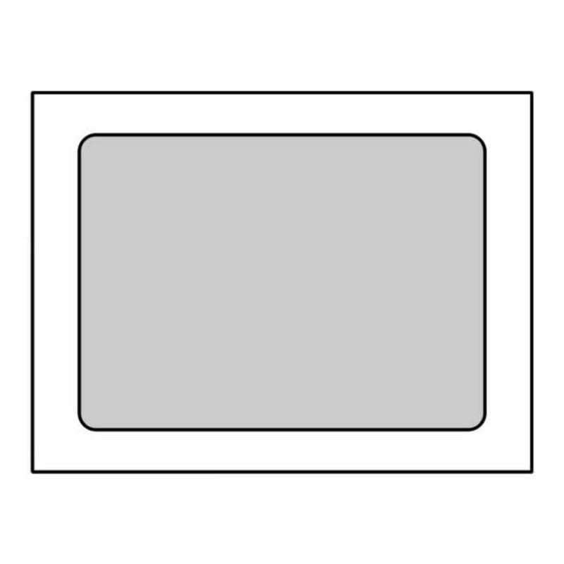 Poly Window Open Side Booklet Envelopes, 10" x 13", 28#, White Kraft, Side Seams (Box of 500)